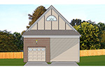 Ranch House Plan Front of House 075D-7509