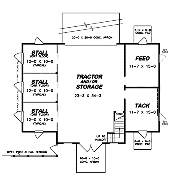 Rustic Home Plan Project Plan First Floor 075D-7512