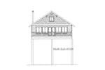 Cabin & Cottage House Plan Rear Elevation - 088D-0482 | House Plans and More