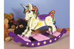 Unicorn rocking horse is a great old-fashioned toy that can be handed down for generations