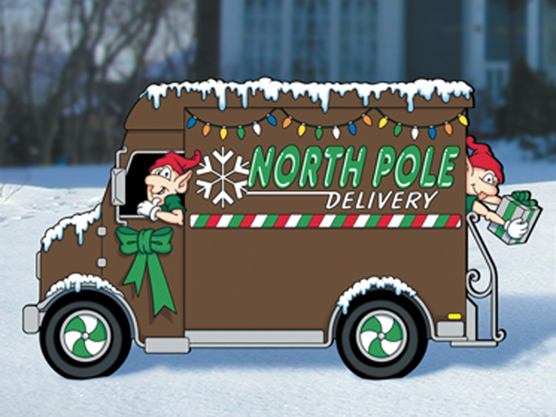 North Pole Delivery Truck Plan 097D-9102 | House Plans and More