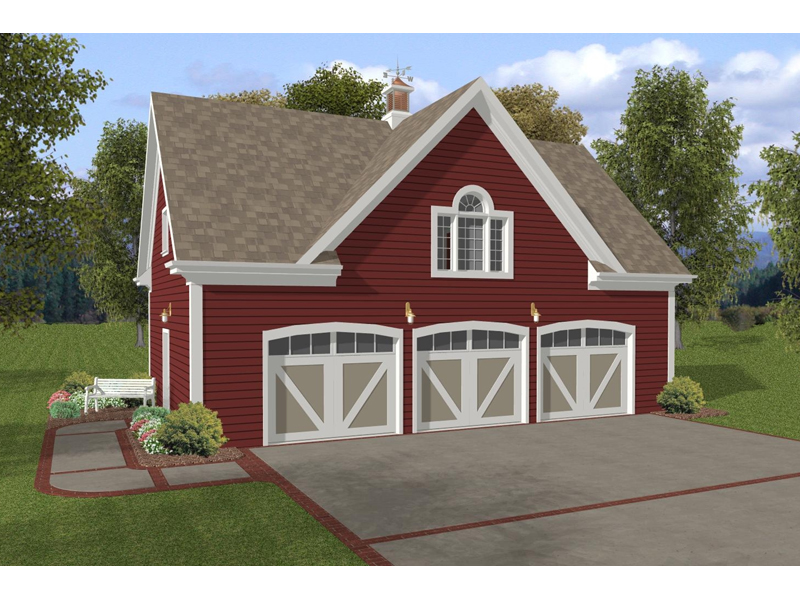 Keeley Three-Car Garage Plan 108D-7501 | House Plans and More