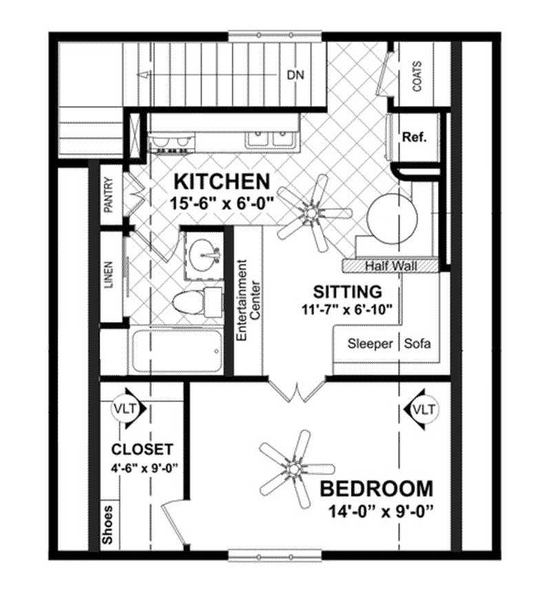 Building Plans Second Floor -  108D-7508 | House Plans and More