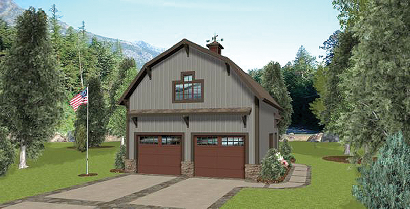 Building Plans Front of Home -  108D-7508 | House Plans and More