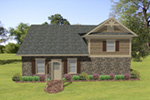 Building Plans Rear Photo 01 - 108D-7509 | House Plans and More