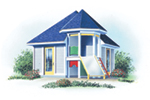 Building Plans Front of House 113D-4505
