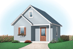 Building Plans Front of Home - Kaylene Garden Shed 113D-4507 | House Plans and More
