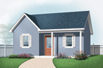 Building Plans Front of Home - Laurie Playhouse Shed 113D-4510 | House Plans and More