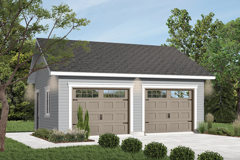 Gridstone Two-Car Garage Plan 113D-6022 | House Plans and More