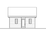 Ranch House Plan Front Elevation - Rita Beach Pool Cabana 113D-7509 | House Plans and More