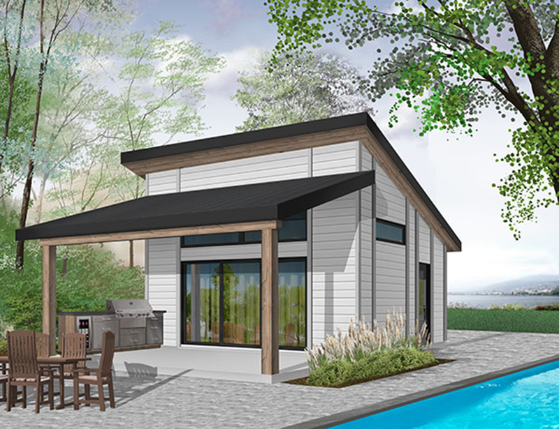 Rita Beach Pool Cabana Plan 113D-7509 | House Plans and More