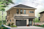 Modern House Plan Front of Home -  113D-7510 | House Plans and More
