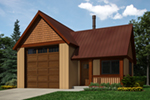 Building Plans Front of Home -  117D-6007 | House Plans and More