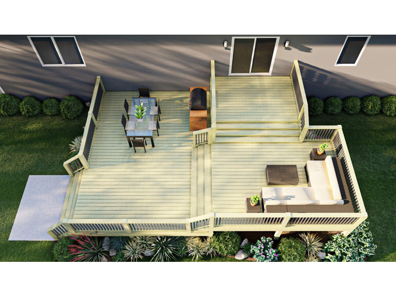 Building Plans Aerial View Photo 01 - 125D-3020 | House Plans and More