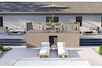 Building Plans Front of House 125D-3021