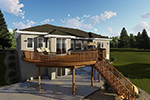 Building Plans Front of Home - 125D-3030 | House Plans and More