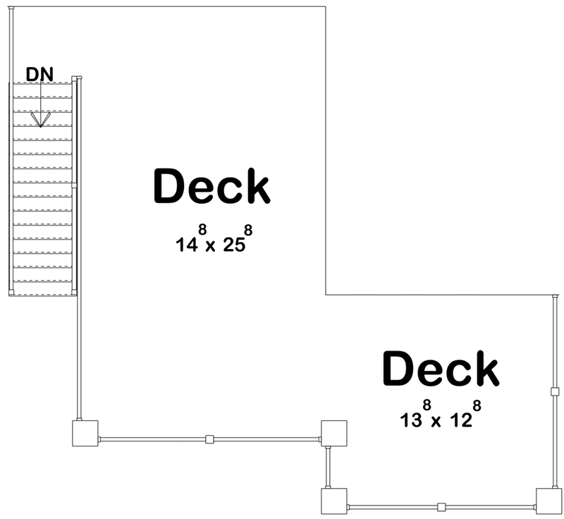 Building Plans First Floor - 125D-3032 | House Plans and More
