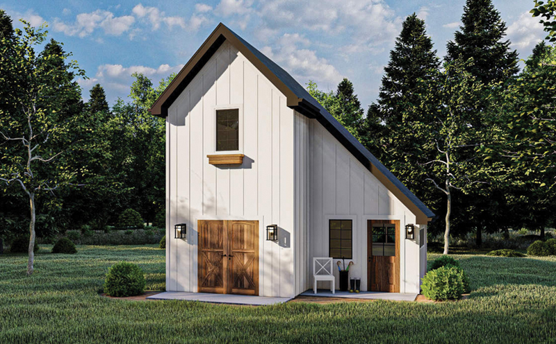 Building Plans Front of Home - 125D-4507 | House Plans and More