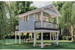 Building Plans Side View Photo - 125D-4514 | House Plans and More