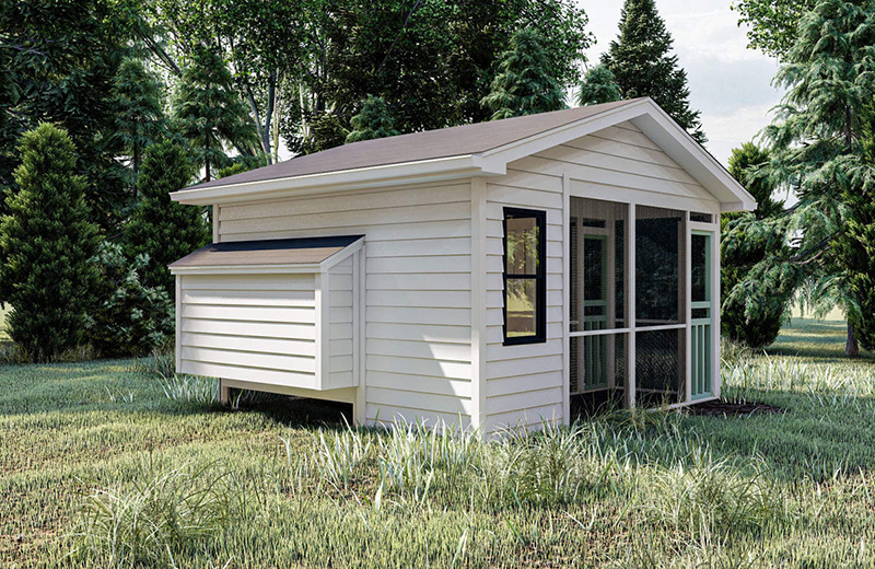 Building Plans Side View Photo - 125D-4523 | House Plans and More