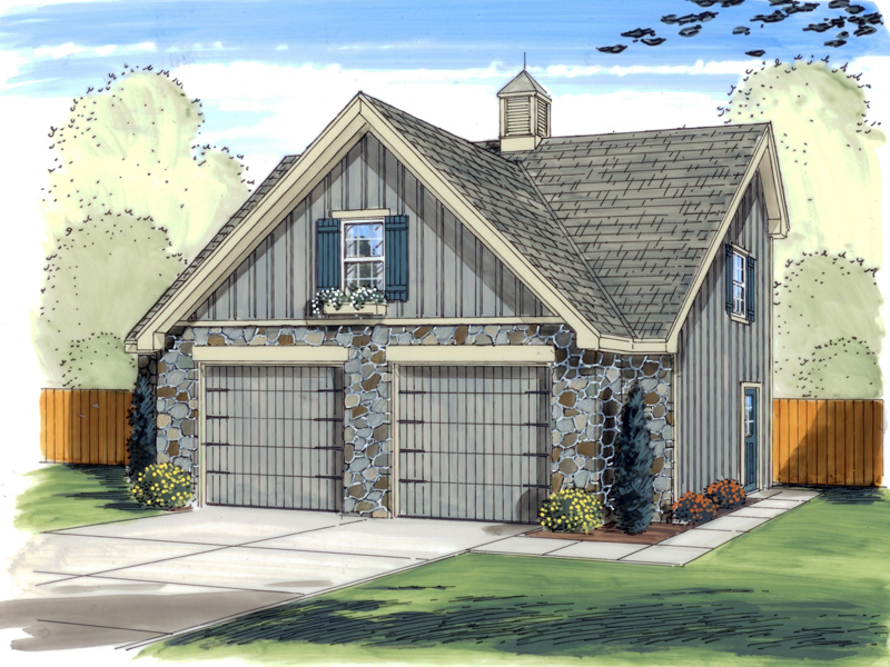 Edlor Cape Cod 2-Car Garage Plan 125D-6015 | House Plans and More