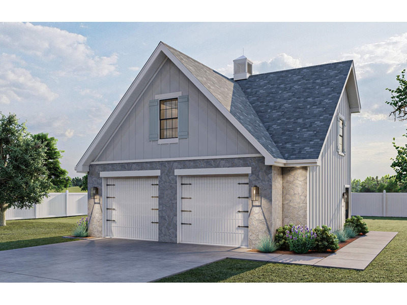 Edlor Cape Cod 2-Car Garage Plan 125D-6015 | House Plans and More