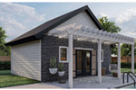 Building Plans Side View Photo 02 - 125D-7503 | House Plans and More
