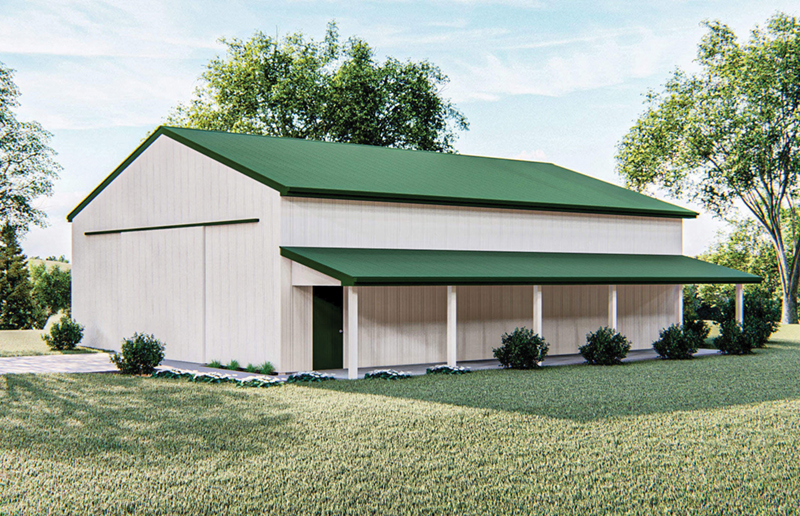 Building Plans Front of Home - 125D-7510 | House Plans and More