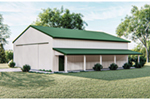 Building Plans Front of House 125D-7510