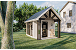 Building Plans Front of Home - 125D-7560 | House Plans and More