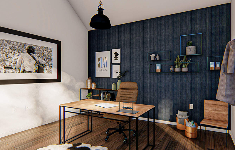 Building Plans Office Photo 01 - 125D-7560 | House Plans and More