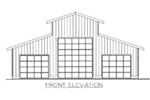 Building Plans Front Elevation - 133D-6011 | House Plans and More