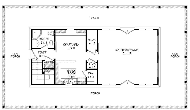 Building Plans First Floor -  142D-6052 | House Plans and More