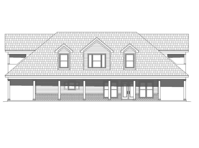 Building Plans Front Elevation -  142D-6052 | House Plans and More