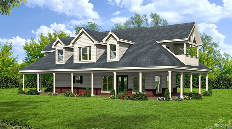 Building Plans Front of Home -  142D-6052 | House Plans and More