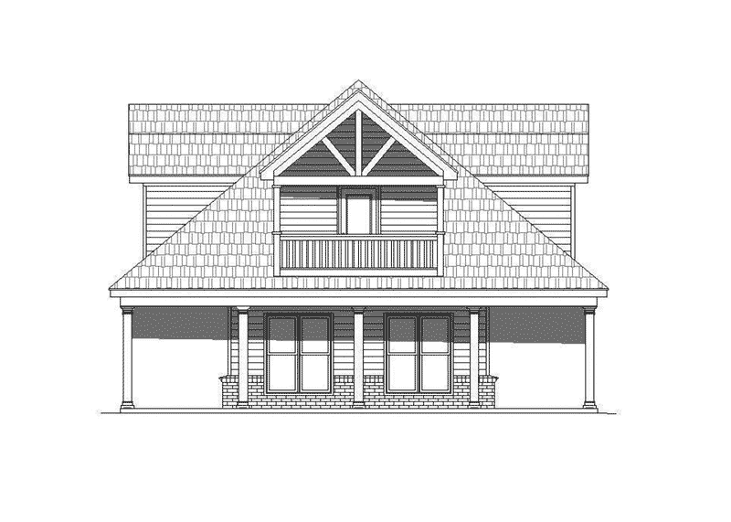 Building Plans Right Elevation -  142D-6052 | House Plans and More
