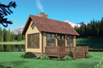 Ranch House Plan Front of House 142D-7506
